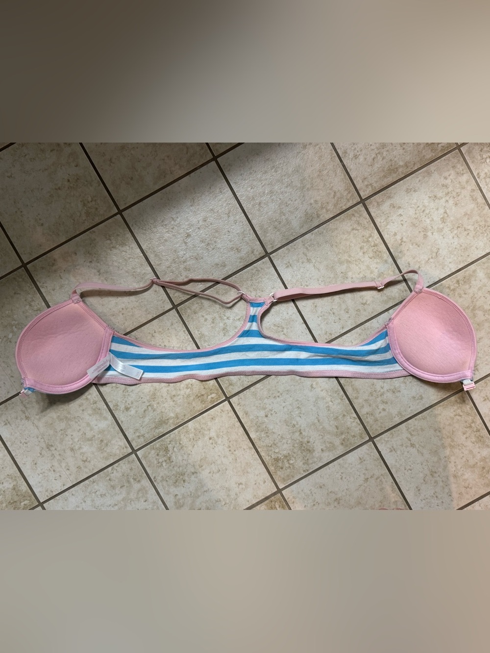 Front closure Racerback Padded Bralette 34A - Picture 3 of 4